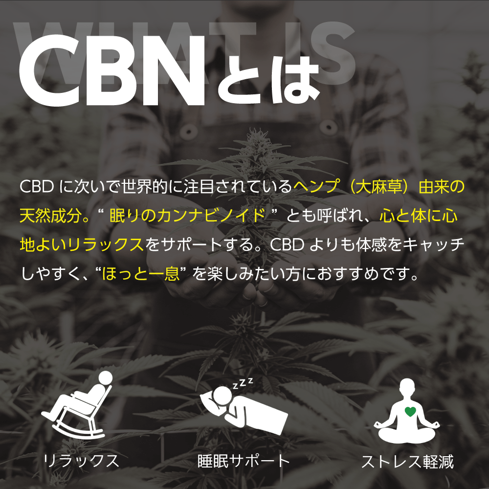 CBNアイソレート原料【濃度99%】 - Drowse