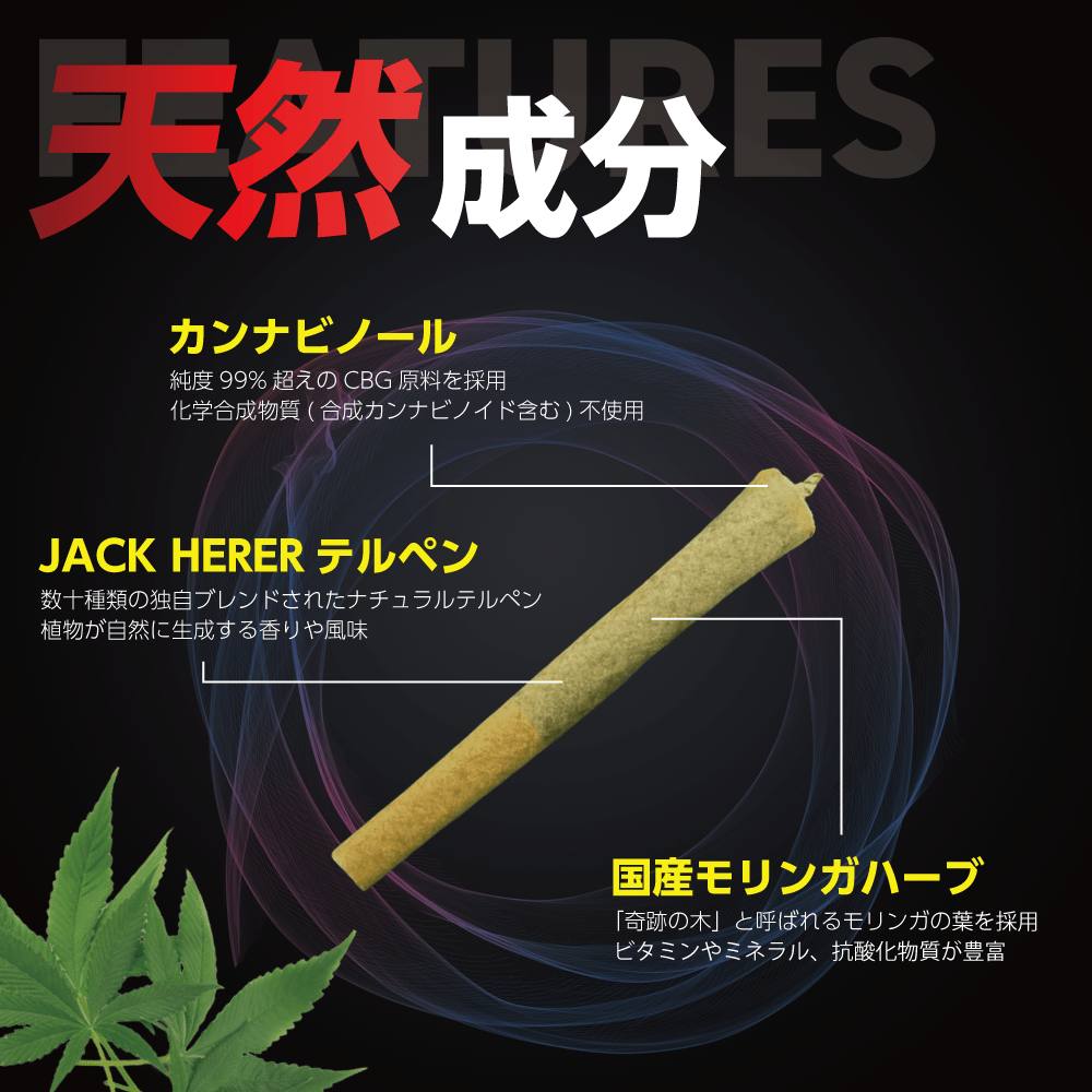 【高濃度】CBGジョイント - JACK HERER - Drowse